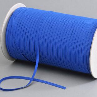 Gomas elásticas de cierre en rollo, 5 mm,azul (rollo de 500 m) 
