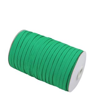 Gomas elásticas de cierre en rollo, 6 mm, verde (rollo de 125 m) 