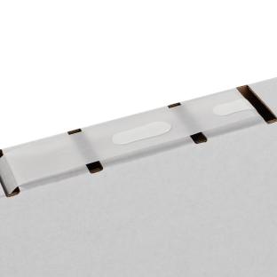 Tiras adhesivas de silicona, 10 x 30 mm, semipermanentes (caja con 1.000 unidades) 