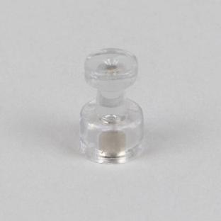 Pins magnéticos, ø = 10 mm, en paquetes de 10 unidades transparente