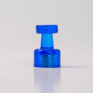 Pins magnéticos, ø = 10 mm, en paquetes de 10 unidades azul