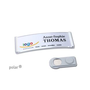 Tarjetas identificativas polar® 20 smag® imán stainless steel 