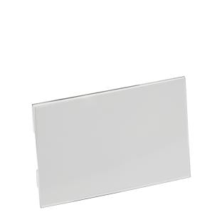Tarjetas identificativas Acryl Clear 60 imán transparent 