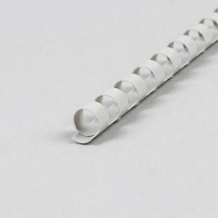 Espirales para encuadernar de plástico A4, redondo 10 mm | gris