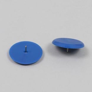 Chinchetas para tablones, ø = 30 mm, azul 