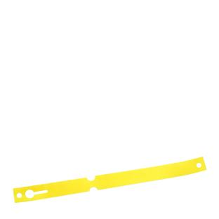 Llaveros cinta para identificación, película de HDPE amarillo