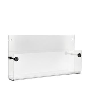 Portafolletos de pared A5 horizontal acrílico, transparente 