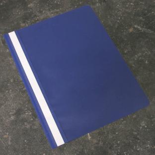 Carpeta fástener, A4, lámina de PP, azul marino 