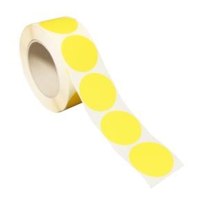 Puntos de marcado, papel amarillo | 50 mm