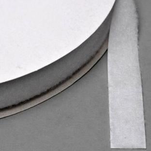 Bandas de sujeción por contacto para coser, lado de bucle, rollo de 25 m 16 mm | blanco