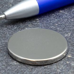 Imanes de neodimio con forma de disco, 30 mm x 3 mm, N45 