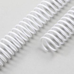 Espirales de plástico, A4, paso 4:1 14 mm | blanco