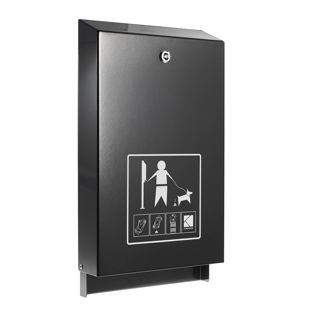 Dispensador de bolsas para perros, acero null
