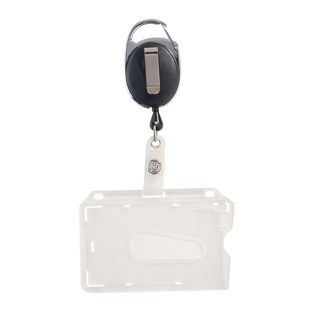 Funda tarjeta identificativa con yoyo 