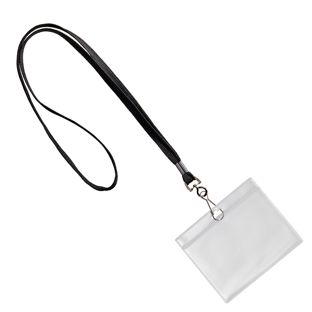 Porta tarjetas identificativas con lanyard  