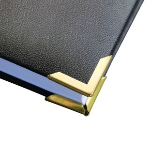 Esquinas para libros metal PS 22 - 22 x 22 mm  | latonado 