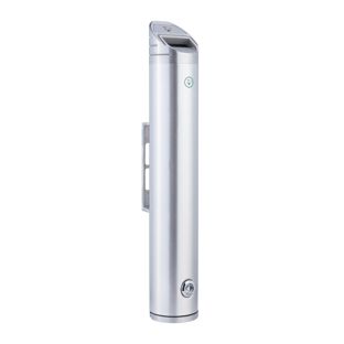 Cenicero de pared PARIS, acero inoxidable, plata 