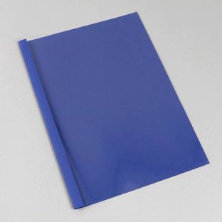 Carpetas térmicas para encuadernación A4, cartón de cuero, 15 hojas, azul oscuro
  | 240 g/m² | 1.5 mm