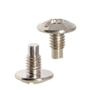 Tornillos en cruz para tornillos para encuadernar, 7 mm, niquelado 