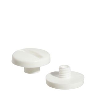 Tornillos plásticos para encuadernar, 5 mm | blanco 