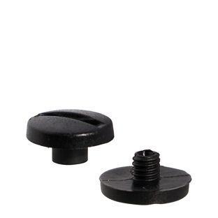 Tornillos plásticos para encuadernar, 5 mm | negro 