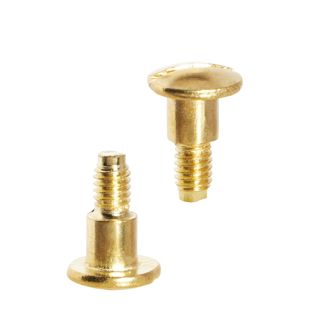 Tornillos de cabeza ranurada para tornillos para encuadernar, 7,5 mm, con 5 mm de alargamiento, latonadas 