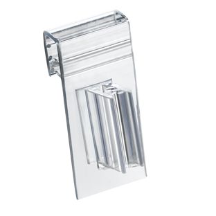 Clip soporte para regletas portaprecios 