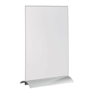 Soporte expositor en T con base de sujeción de aluminio 
