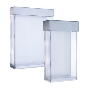 Portafolletos para exteriores con tapa, Indisplay Shieldbox, altamente resistente 