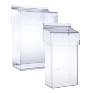 Portafolletos impermeable con tapa, extra profundo, resistente 