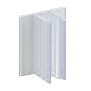 Soporte para tarjetas de, autoadhesivos en ángulo de 90º | 25 x 19 mm
