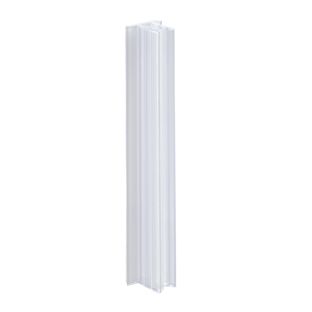 Soporte para tarjetas de, autoadhesivos en ángulo de 90º | 75 x 12 mm