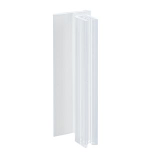 Soporte para tarjetas de, autoadhesivos en ángulo de 90º con puentecillo flexible | 75 x 25 mm