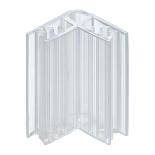 Elemento de unión forma de L, 25 mm, transparente 