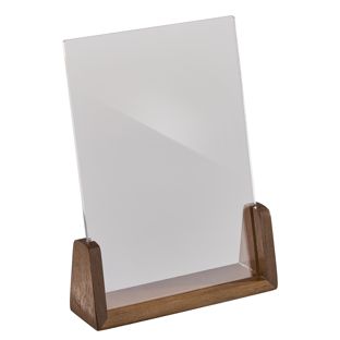 Expositor de mesa madera 'LignoLine' formato vertical | A5 | null