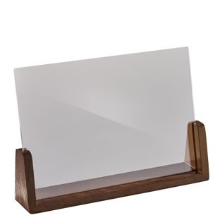 Expositor de mesa madera 'LignoLine' formato horizontal | A5 | null