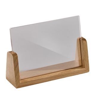 Expositor de mesa madera 'LignoLine' formato horizontal | A6 | null