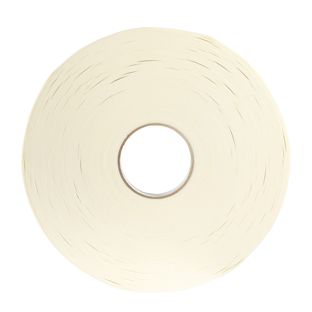 Cinta adhesiva de espuma de PE de doble cara, blanco, 1 mm de espesor, adherencia fuerte, EL100 25 mm