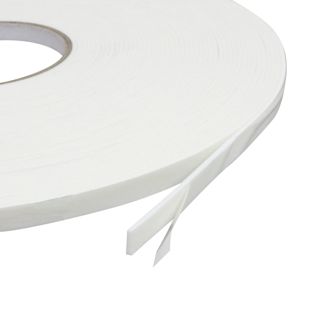 Cinta adhesiva de espuma de PE de doble cara, blanco, 2 mm de espesor, adherencia fuerte, EL200 9 mm