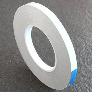 Cinta adhesiva de tela no tejida de doble cara, adhesivo de acrilato fuerte, VL15 9 mm | 50 m