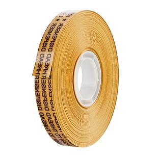 Cinta adhesiva de tela no tejida, adherencia muy fuerte de doble cara, para portarrollos manual ATG, VLM08 12 mm