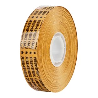 Cinta adhesiva de tela no tejida, adherencia muy fuerte de doble cara, para portarrollos manual ATG, VLM08 19 mm