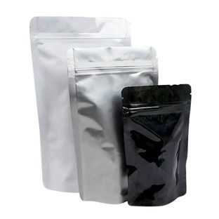 Bolsas resellabes para alimentos, composición de PET, alu, PE 