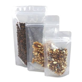 Bolsas resellabes para alimentos, composición de PET, PE 
