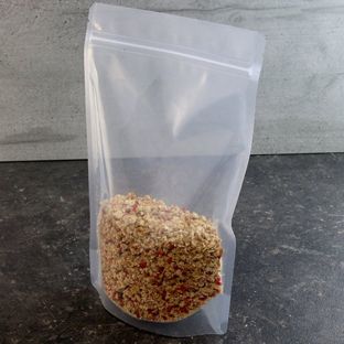 Bolsas resellabes para alimentos, composición de PET, PE 130 x 225 mm 