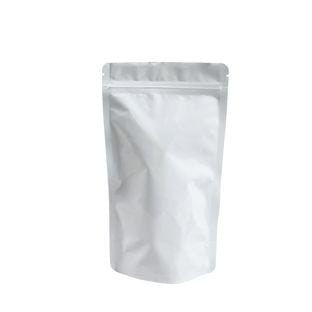 Bolsas resellabes para alimentos, composición de PET, alu, PE 180 x 290 mm  | blanco 