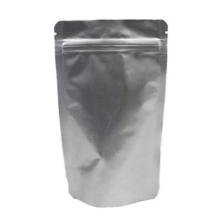 Bolsas resellabes para alimentos, composición de PET, alu, PE 110 x 185 mm  | plata 