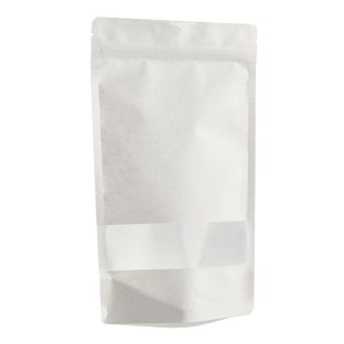 Bolsas resellabes con ventana 85 x 140 mm  | blanco 