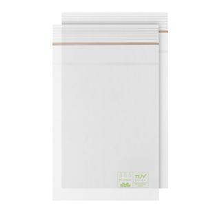 Bolsas con cierre a presión, lámina de PLA ecológica 70 x 100 mm