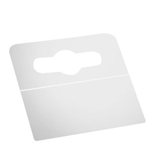 Colgador de agujero de suspensión europeo PET 40 x 32 mm | rígido